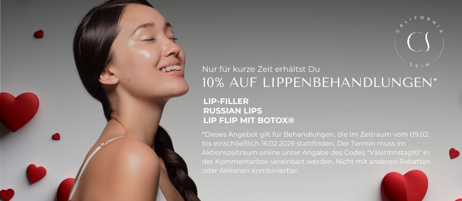 Valentinstag-Aktion, California Skin, Ihre Experten für Faltenbehandlungen in Augsburg